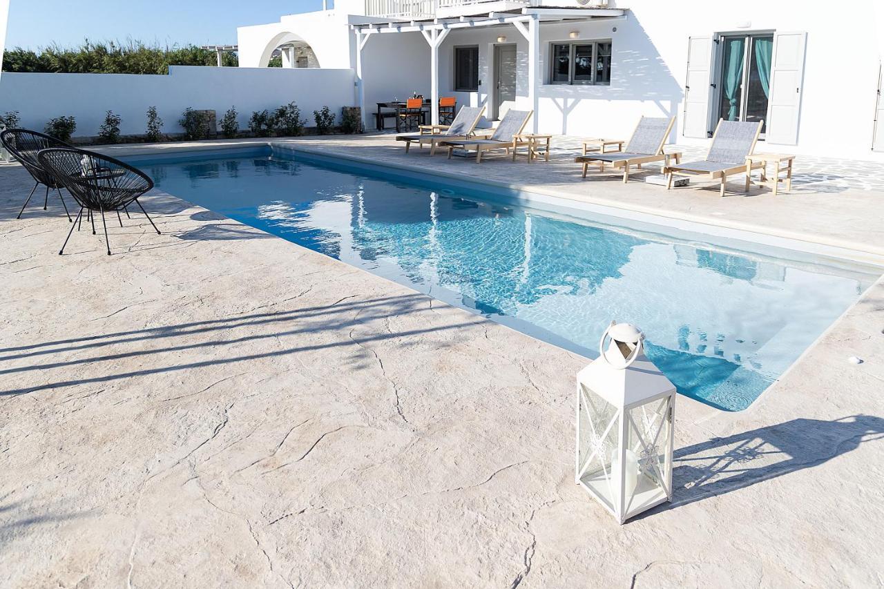 Naxos City White Pearl Villa Naxos With Private Swimming Pool מראה חיצוני תמונה