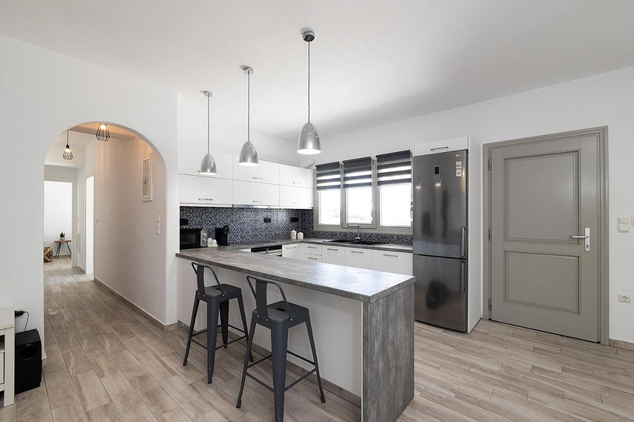 Naxos City White Pearl Villa Naxos With Private Swimming Pool מראה חיצוני תמונה