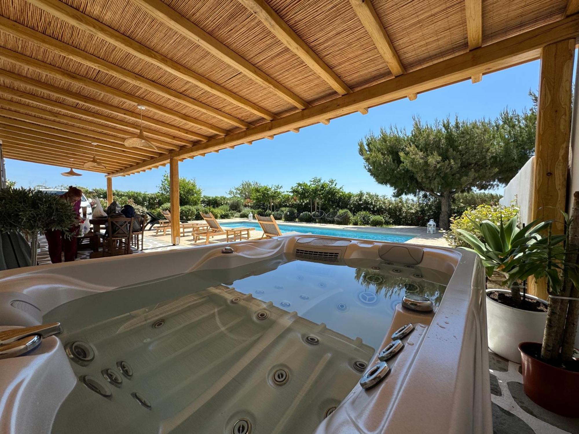 Naxos City White Pearl Villa Naxos With Private Swimming Pool מראה חיצוני תמונה